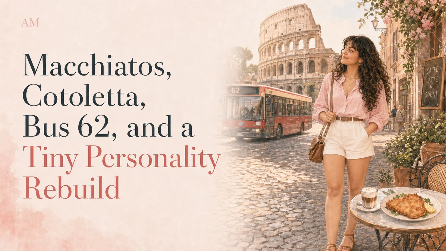 Macchiatos, Cotoletta, Bus 62, and a Tiny Personality Rebuild