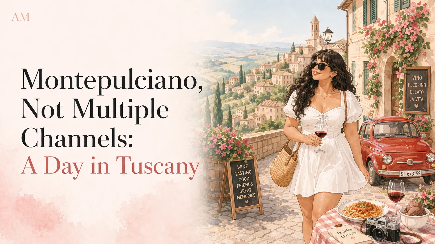 Montepulciano, Not Multiple Channels: A Day in Tuscany