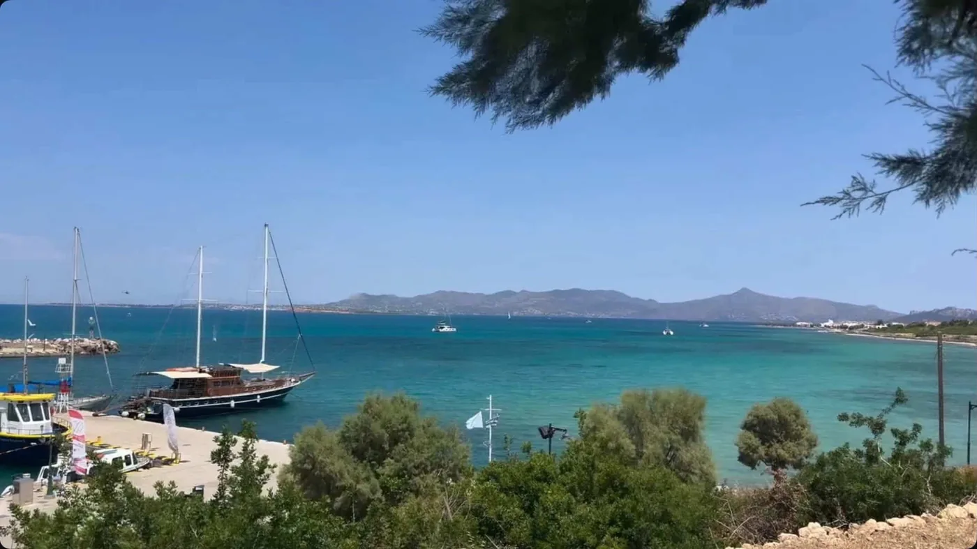 Island hopping on the Aegean Sea