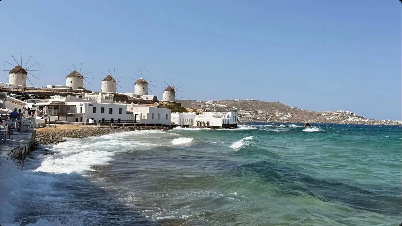 Greek island beach