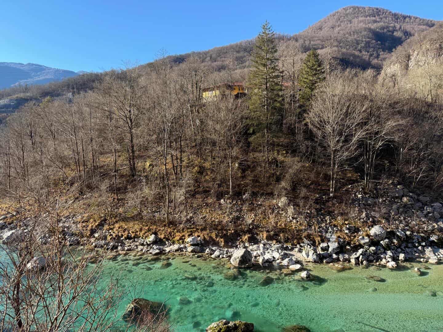 Kozjak waterfall hike trail in Slovenia
